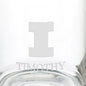 University of Illinois 13 oz Glass Coffee Mug Shot #3