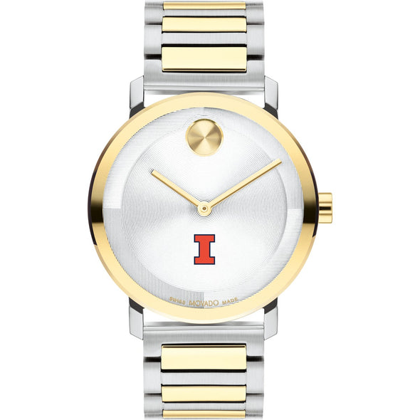 University of Illinois Men's Movado BOLD 2-Tone with Bracelet Shot #2