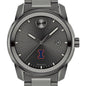 University of Illinois Men's Movado BOLD Gunmetal Grey with Date Window Shot #1