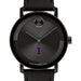 University of Illinois Men's Movado BOLD with Black Leather Strap