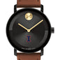 University of Illinois Men's Movado BOLD with Cognac Leather Strap Shot #1