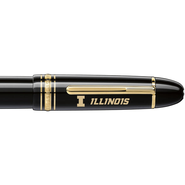 University of Illinois Montblanc Meisterstück 149 Fountain Pen in Gold Shot #2