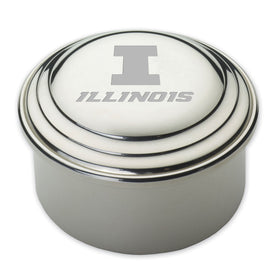 University of Illinois Pewter Keepsake Box Shot #1