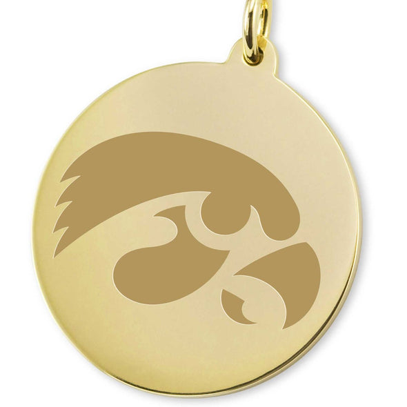University of Iowa 18K Gold Charm Shot #2