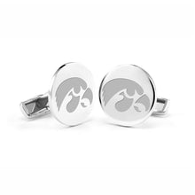 University of Iowa Cufflinks in Sterling Silver Shot #1