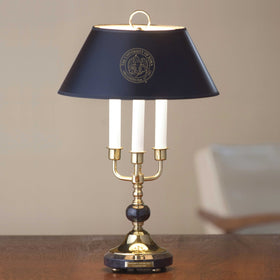 University of Iowa Lamp in Brass &amp; Marble Shot #1