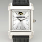 University of Iowa Men's Collegiate Watch with Leather Strap Shot #1
