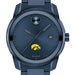 University of Iowa Men's Movado BOLD Blue Ion with Date Window