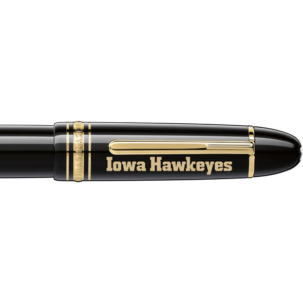 University of Iowa Montblanc Meisterstück 149 Fountain Pen in Gold Shot #2