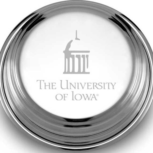 University of Iowa Pewter Paperweight Shot #2