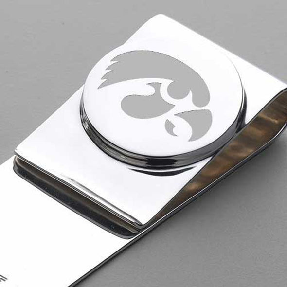 University of Iowa Sterling Silver Money Clip Shot #2
