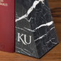 University of Kansas Marble Bookends by M.LaHart Shot #3