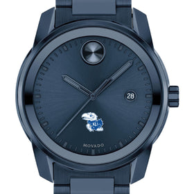 University of Kansas Men's Movado BOLD Blue Ion with Date Window Shot #1