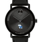 University of Kansas Men's Movado BOLD with Black Leather Strap Shot #1