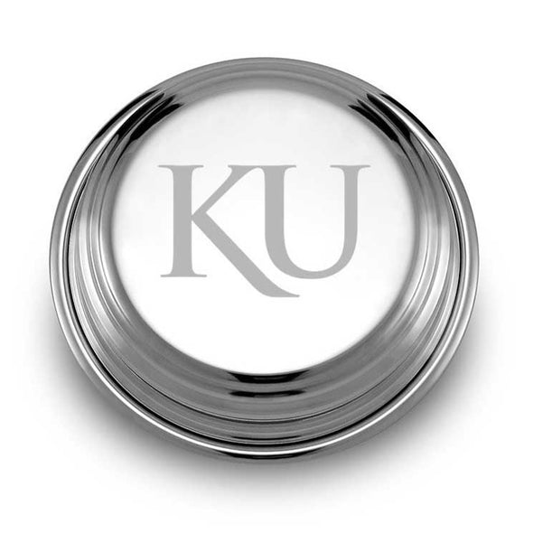 University of Kansas Pewter Paperweight Shot #1