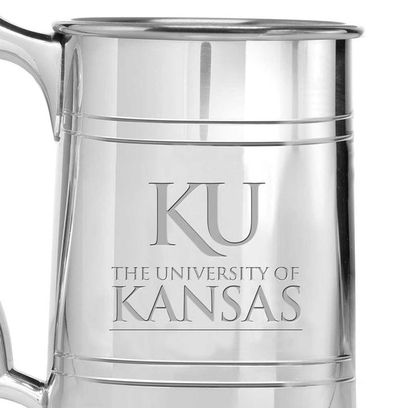 University of Kansas Pewter Stein Shot #2
