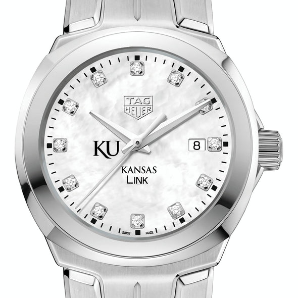 University of Kansas TAG Heuer Diamond Dial LINK for Women Shot #1