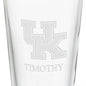University of Kentucky 16 oz Pint Glass- Set of 2 Shot #3