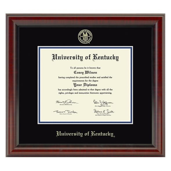 University of Kentucky Diploma Frame, the Fidelitas Shot #1