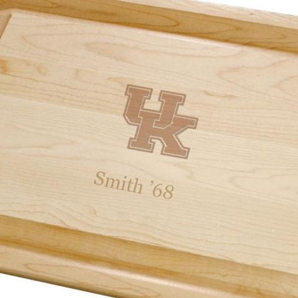 University of Kentucky Maple Cutting Board Shot #2