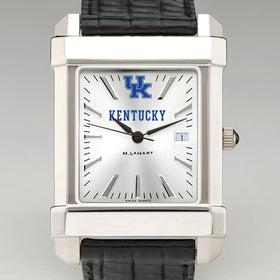 University of Kentucky Men&#39;s Collegiate Watch with Leather Strap Shot #1
