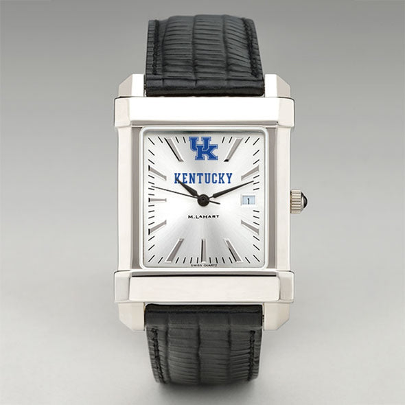 University of Kentucky Men&#39;s Collegiate Watch with Leather Strap Shot #2