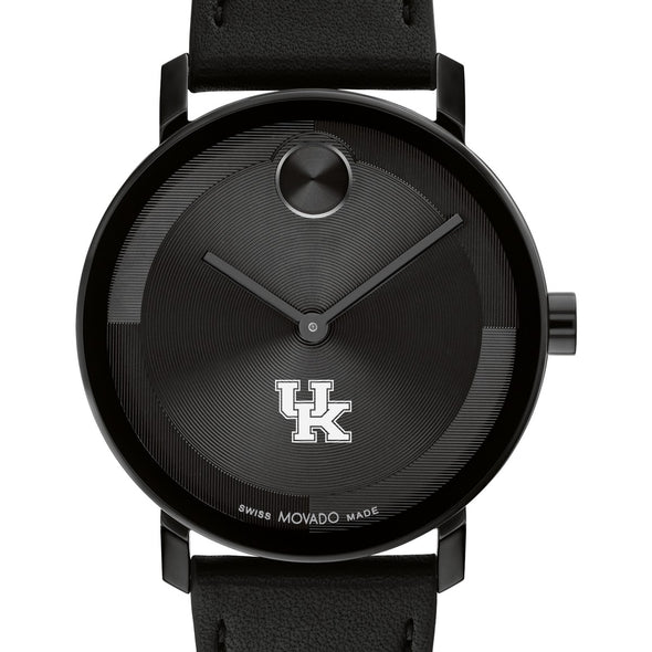 University of Kentucky Men's Movado BOLD with Black Leather Strap Shot #1