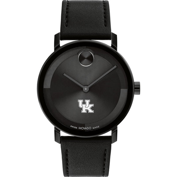 University of Kentucky Men's Movado BOLD with Black Leather Strap Shot #2
