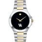 University of Kentucky Men's Movado Collection Two-Tone Watch with Black Dial Shot #2