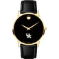 University of Kentucky Men's Movado Gold Museum Classic Leather Shot #2