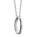 University of Kentucky Monica Rich Kosann "Carpe Diem" Poesy Ring Necklace in Silver