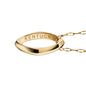 University of Kentucky Monica Rich Kosann Poesy Ring Necklace in Gold Shot #3