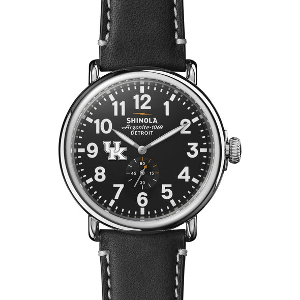 University of Kentucky Shinola Watch, The Runwell 47 mm Black Dial Shot #2