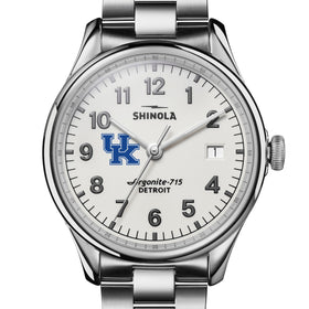 University of Kentucky Shinola Watch, The Vinton 38 mm Alabaster Dial at M.LaHart &amp; Co. Shot #1