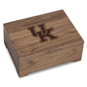 University of Kentucky Solid Walnut Desk Box Shot #1