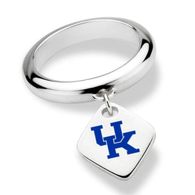 University of Kentucky Sterling Silver Ring with Sterling Tag Shot #1