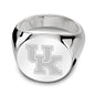 University of Kentucky Sterling Silver Round Signet Ring Shot #2