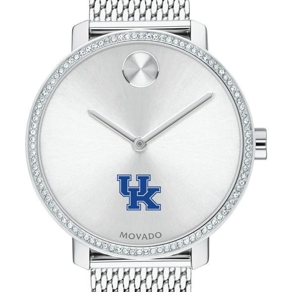 University of Kentucky Women's Movado Bold with Crystal Bezel & Mesh Bracelet Shot #1