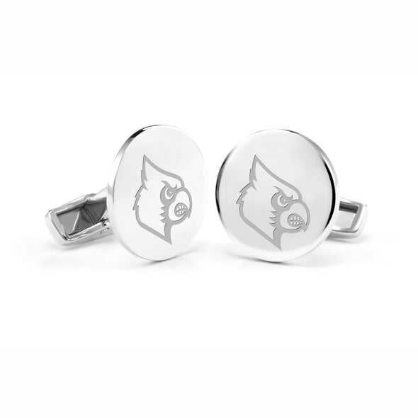 University of Louisville Cufflinks in Sterling Silver Shot #1