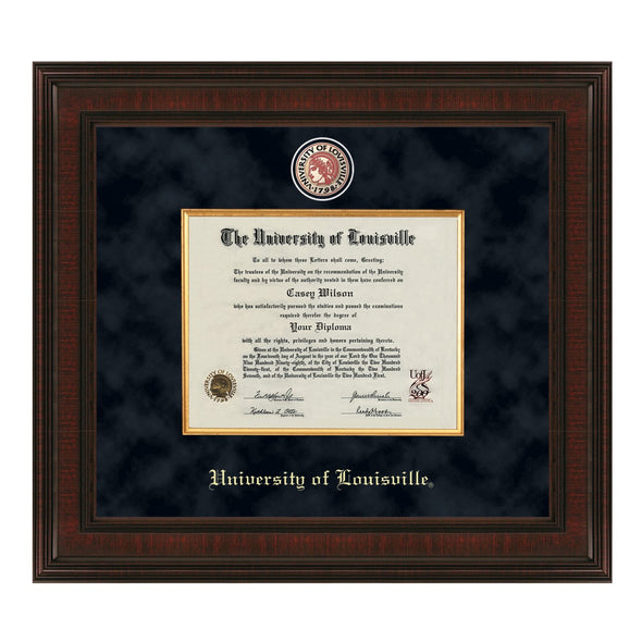University of Louisville Diploma Frame - Excelsior Shot #1