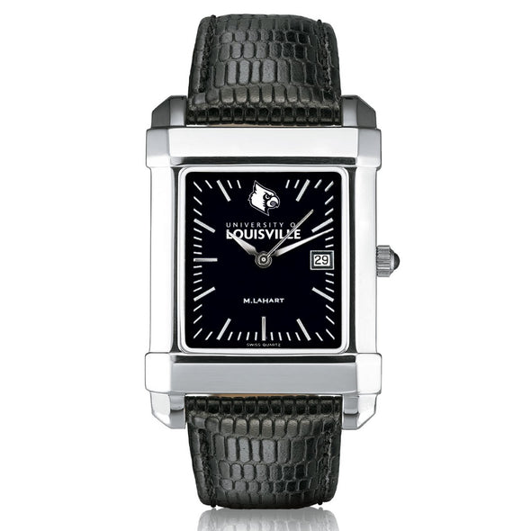 University of Louisville Men's Black Quad with Leather Shot #2