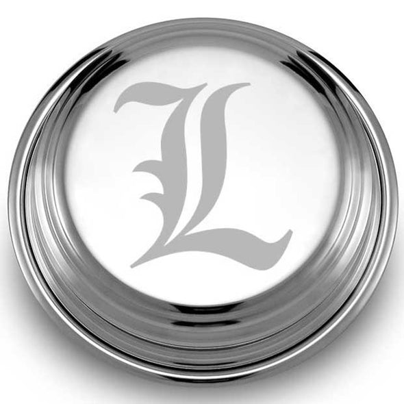 University of Louisville Pewter Paperweight Shot #2