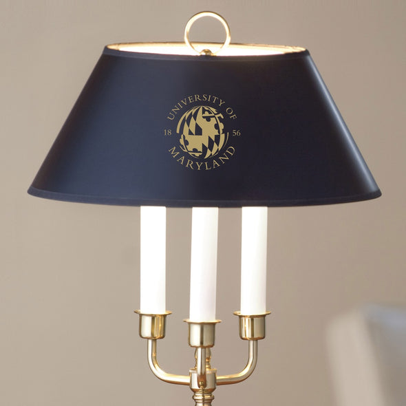University of Maryland Lamp in Brass &amp; Marble Shot #2