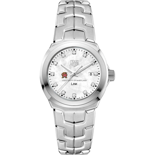 University of Maryland TAG Heuer Diamond Dial LINK for Women Shot #2