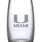 University of Miami Glass Addison Vase by Simon Pearce Shot #2