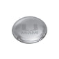 University of Miami Glass Dome Paperweight by Simon Pearce Shot #1