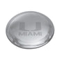 University of Miami Glass Dome Paperweight by Simon Pearce Shot #2