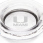 University of Miami Glass Wine Coaster by Simon Pearce Shot #2