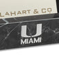 University of Miami Marble Business Card Holder Shot #2