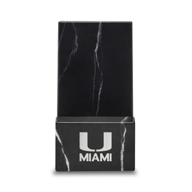 University of Miami Marble Phone Holder Shot #1